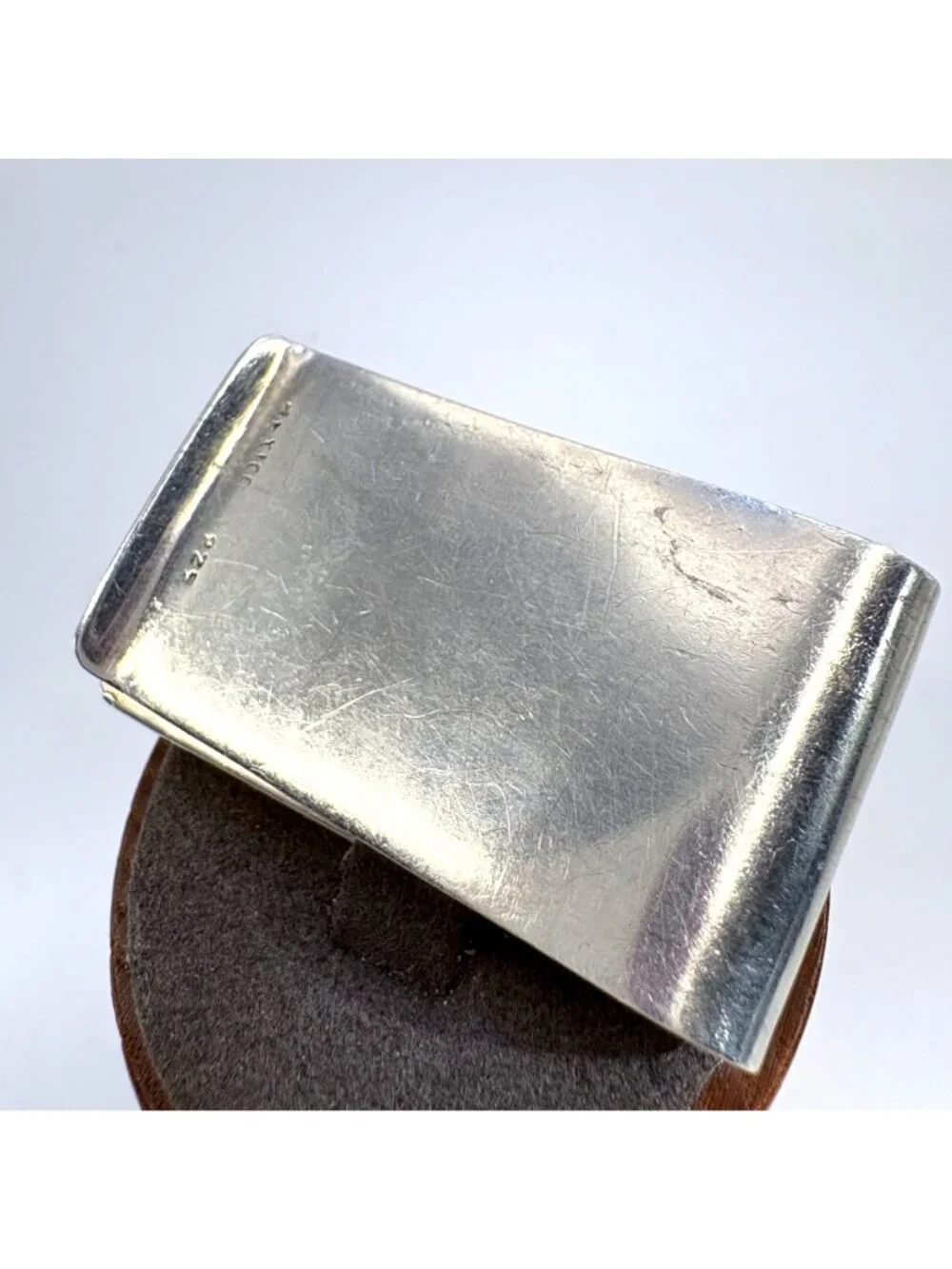 Aztec Design Money Clip Sterling Silver 925 Size 2